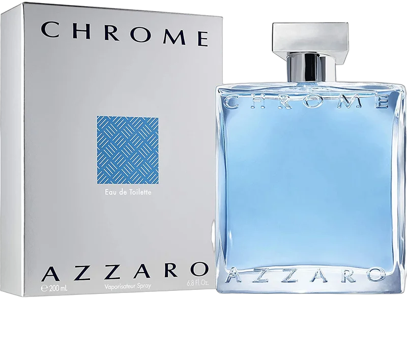 AZZARO CHROME EDT 200 ML NEW BARCODE