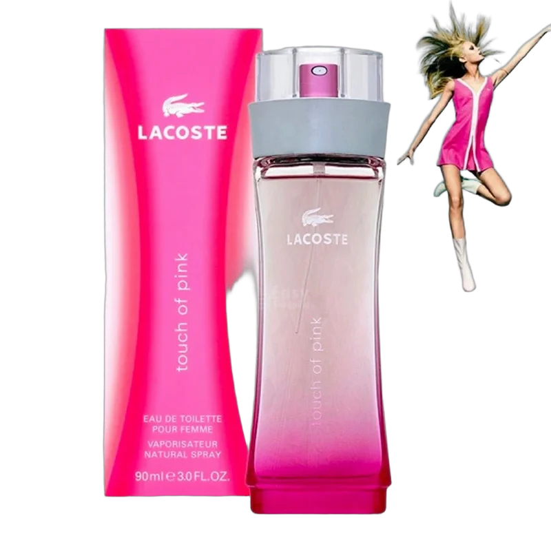 LACOSTE TOUCH OF PINK EDT 90ML NEW BARCODE